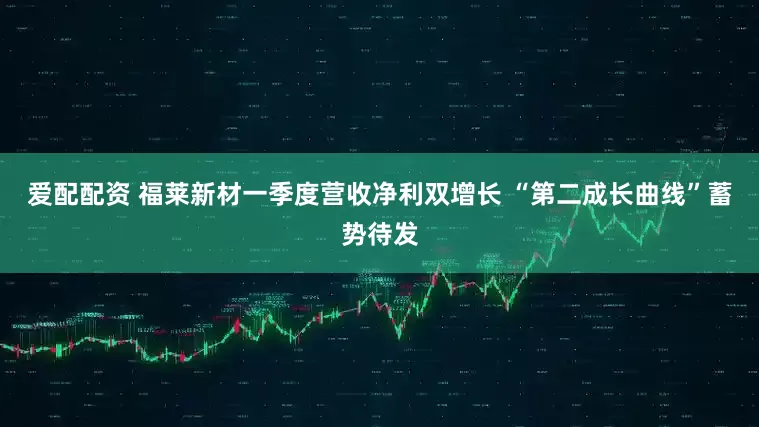 爱配配资 福莱新材一季度营收净利双增长 “第二成长曲线”蓄势待发